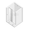 NEW TRENDY Drzwi prysznicowe przesuwne samodomykające SOFTI 100x200 EXK-3895